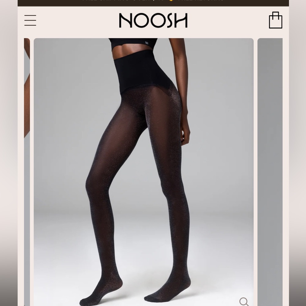 ✨NWT NOOSH Free Hugging Seamless Tights in “Shimmer”✨